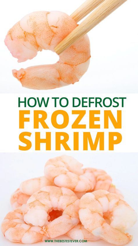 How to Defrost Frozen Shrimp How To Cook Frozen Shrimp, Frozen Pre Cooked Shrimp Recipes, Cooked Shrimp Recipes Frozen, Frozen Cooked Shrimp Recipes, Thaw Frozen Shrimp, Cooking Raw Shrimp, Precooked Shrimp Recipes, How To Cook Prawns, Raw Shrimp Recipes