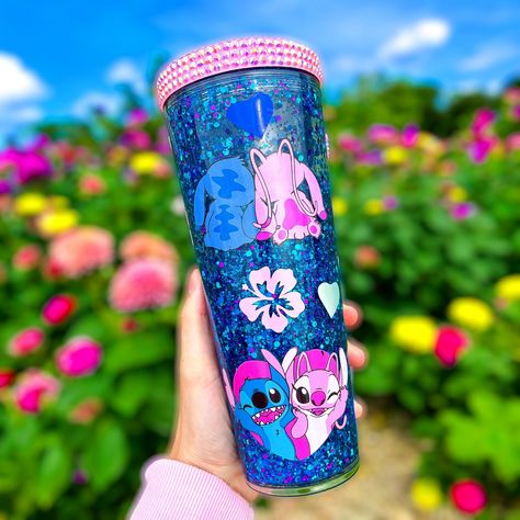 The lilo & stitch snowglobe tumbler with the snowglobe lid has made a comeback 💙 I tweaked a few things this time so it’s even better than before🤩 There’s only one available though and it went so quick last year🫣 Also here’s a peek at our hello kitty snowglobe 👀 Daisy Snowglobe Tumbler, Stitch Snowglobe Tumbler, Butterfly Snowglobe Tumbler, Blue Snowglobe Tumbler, Mermaid Snow Globe Tumbler, Snowglobe Tumbler, Lilo Stitch, Lilo And Stitch, Snow Globes