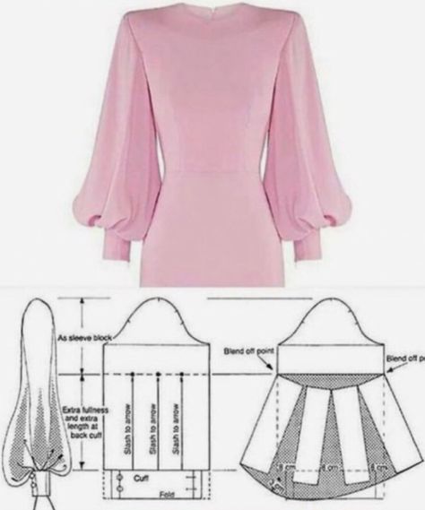 Projek Menjahit, Fashion Design Patterns, Sewing Tutorials Clothes, Fashion Sewing Tutorials, Couture Sewing Techniques, Sleeves Designs For Dresses, Blouse Pattern Sewing, Sewing Design, Related Images