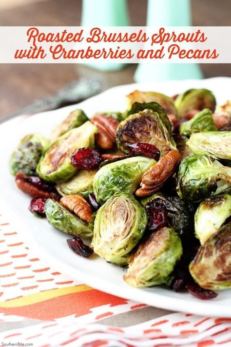 Brussels Sprouts make the perfect side dish to accompany any Thanksgiving feast. This recipe is so simple, it will allow you to create an amazing side without a lot of work. And it’s so tasty, no one will know how easy it was. Plus, roasting is the perfect way to prevent that bitter taste that Brussels Sprouts often get when they are over-cooked. The sweet cranberries and balsamic vinegar are the perfect complement. I bet even those in your family who don’t like Brussels spouts might like these. Brussels Sprouts With Cranberries, Roasted Brussels Sprouts With Balsamic, Brussel Sprout Recipes Roasted, Roasted Brussel, Roasted Brussels Sprouts, Brussels Sprouts Recipe, Roasted Brussel Sprouts, Weight Watchers Recipes, Brussels Sprouts