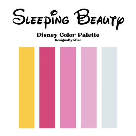 Disney Princess Bracelet Colors, Dumbo Color Palette, Disney Princess Colors Palette, Merida Color Palette, Disney Color Combos, Disney Movie Color Palettes, Sleeping Beauty Color Palette, Disney Color Palette Character Design, Disney Character Color Palettes