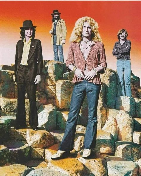 Led Zeppelin Art, Time Artwork, Led Zeppelin Poster, Zeppelin Art, Rock Magazine, Houses Of The Holy, John Paul Jones, John Bonham, Classic Rock Bands