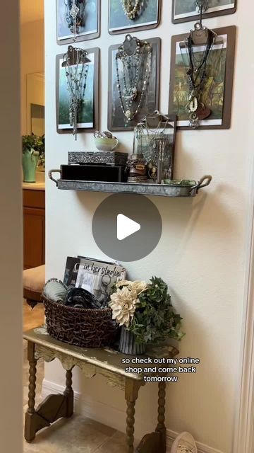 Whimsy Barn on Instagram: "This vintage jewelry DIY organizer is one of my favorite projects as of late! I love salvaging old clipboards, and combining them with art and jewelry to make, not only a statement, but also an accessible and functional jewelry display! Come along on this crazy 365 day journey of vintage home decor goodness! This is our year to celebrate whimsy and wonder, along with a little for our journey! If you want to hang out with us, you know what to do. And if you’re interested in any of the things you see here, hit all those buttons and check out the online shop or send me a message there if you don’t see your favorite treasure listed yet. Thanks so much for every small and big way you support Whimsy Barn Vintage and all those who love vintage decor and mystery boxes! I Clipboard Wall Art, Clipboard Wall, Diy Clipboard, Jewelry To Make, Vintage Jewelry Diy, Diy Organizer, Functional Jewelry, Mystery Boxes, Love Vintage