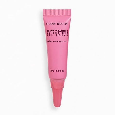 GLOW RECIPE Guava Vitamin C Bright-Eye Gel Cream NWT Glow Recipe Eye Cream, Glow Recipe Guava Vitamin C, Glow Recipe Guava, Eye Routine, Sarah Lee, Brightening Eye Cream, Real Skin, Glow Recipe, Reduce Dark Circles