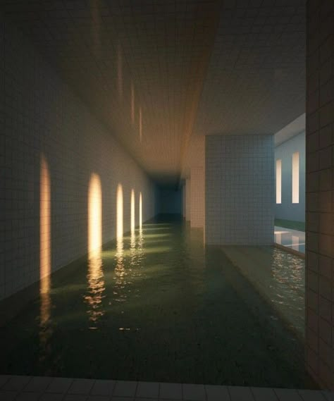 Liminal Pool Aesthetic, Luminal Space Aesthetic, Pool Liminal Space, Liminal Places, Back Rooms, Dreamcore Aesthetic, Weirdcore Aesthetic, Creepy Core, Horror Aesthetic