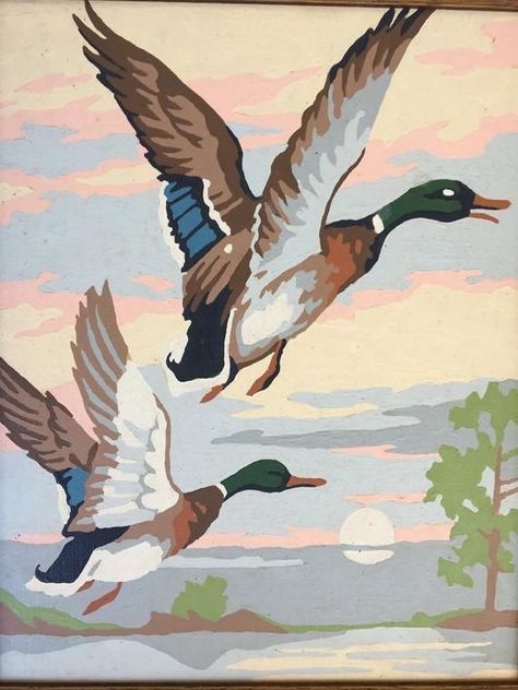 Ducks Art, Waterfowl Art, Hunting Painting, Flying Ducks, Flying Duck, Plank Art, Mallard Ducks, Duck Art, Western Paintings