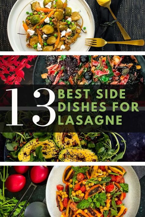 After you've just spent hours making the perfect lasagne, you're going to need some side dishes that will make your main fare shine. Enjoy this collection of side salads that will go well with lasagne. Enjoy! Lasagne Side Dishes, Lasagna Sides, Purple Kale, Easy Salad Dressing Recipes, Asian Inspired Salad, Best Side Dish, Side Salads, Dishes To Make, Side Salad Recipes