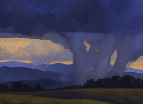 Storm Illustration, Atmospheric Art, Storm Painting, Gathering Storm, Vast Landscape, Abstract Art Landscape, 2d Art, Environmental Art, Painting Inspiration