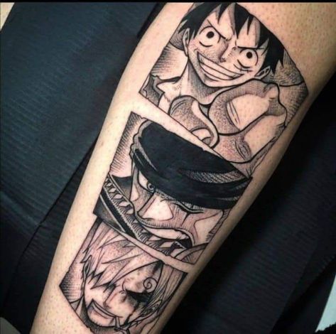 Classic Style Tattoo, Ace Tattoo One Piece, Tattoo Ideas Anime, Luffy Tattoo, Tattoo Homme, One Piece Tattoo, Ace Tattoo, Peace Tattoos, Wolf Tattoo Sleeve