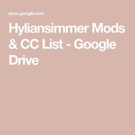 Hyliansimmer Mods & CC List - Google Drive Sims Cc Maxis Match, Sims Custom Content, Cuddle Bed, Cc Folder, Sims 4 Studio, Odd Jobs, Sims 4 Cc Folder, Cute Romance, Sims Games