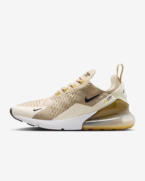 Nike Air Max 270 Cream, Nike Air Max 270 Neutral, Nike Air Max 270 Floral, Nike Air Max 270 Sepia Stone, Nike Air Max 270 Ponk, Nike Air Max 270 Women, Yellow Sneakers, Air Max 270, Nike Air Max 270