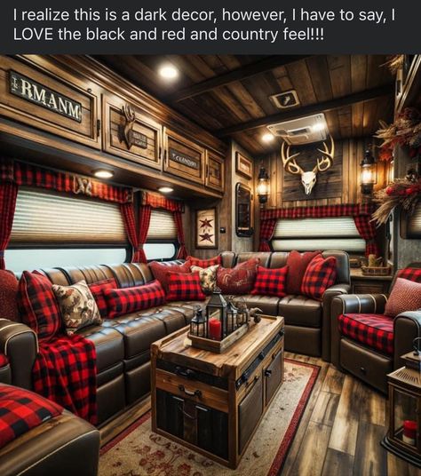 Cabover Camper, Camper Organization Rv Living, Rv Interiors, Rv Remodeling, Travel Trailer Living, Rv Interior Remodel, Camper Interior Design, Log Cabin Living, Small Travel Trailers