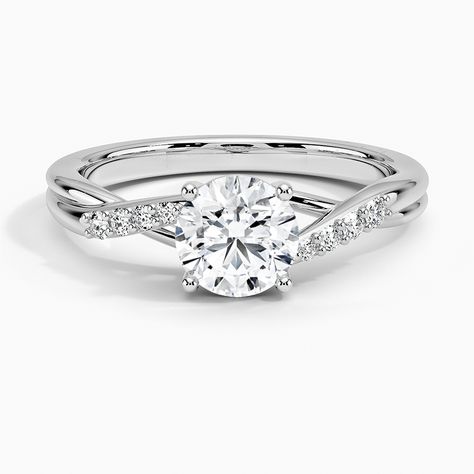 Twisted Ring Engagement, Diamond Engagement Rings White Gold, Wedding Rings Elegant, Engagement Rings Brilliant Earth, Rapunzel Wedding, Lab Created Diamond Rings Engagement, Tacori Engagement Rings, Engagement Rings Twisted, Pave Diamond Engagement Rings