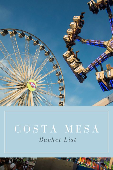 Costa Mesa Bucket List, Orange County, California, USA Traveling California, Travel Outfit Winter Cold Weather, Oc California, Travel Map Diy, Travel Luggage Packing, Cali Trip, California Roadtrip, Costa Mesa California, California Trip