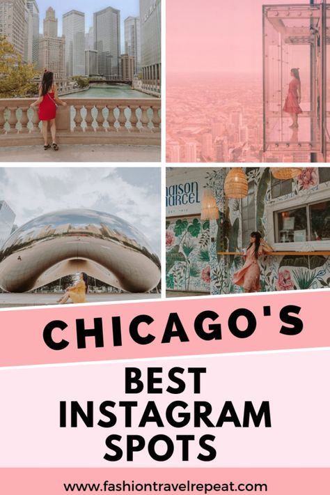 The best Instagram spots in Chicago. These top Instagrammable places and photography locations in Chicago are a must-see for anyone looking up to their Instagram game. #chicagotravel #instagrammablechicago #chicagoinstagramspots #chicagophotographylocations Chicago Instagram Story, Chicago Instagram, Chicago Travel Guide, Chicago Vacation, Places In Chicago, The Joy Of Being, New Romance, Instagram Locations, Visit Chicago