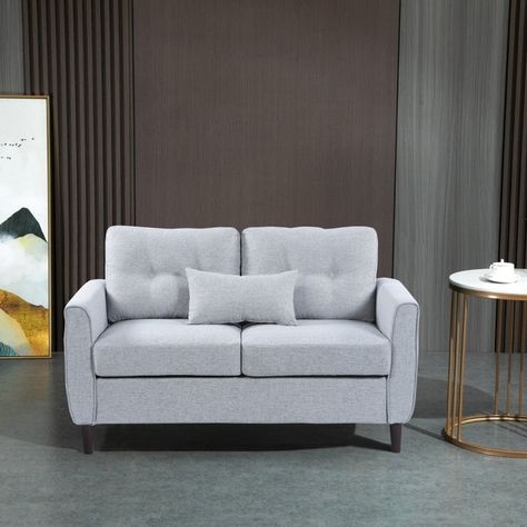 Unbelievable offer! Two-Seater Sofa, With Pillow - Grey, at an incredible price of £266.95 Don't miss out on this sensational deal! #home #sale #freedeliveryuk #livingroomdecor #OutdoorLiving #ukfurniture #discount #decor #bedroomfurniture #homeandgarden 2 Seater Sofa Design, Sofa Design Living Rooms, Two Seater Couch, Two Seater Sofa, Small Couch, Upholstery Cushions, Living Room Sofa Design, Sofa Loveseat, Sofa Colors