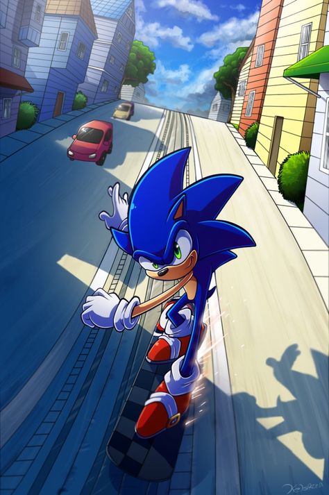 City Escape, Sonic Adventure 2, Sonic Hedgehog, The Hedgehog Sonic, Game Sonic, Sonic Mania, Gameboy Color, Sonic Heroes, Sonic Fanart