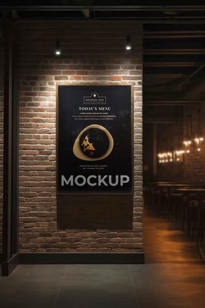 Premium PSD | PSD black mockup sign in a shop Restaurant Mockup, Wall Poster Mockup, Menu Mockup, Free Business Card Mockup, Vector Background Pattern, Poster Mockup, Business Card Maker, Flyer Maker, Card Banner