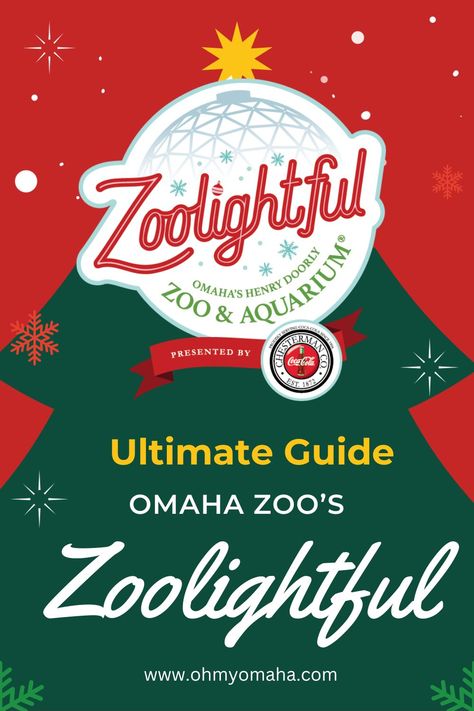 Holiday Sparkle at the Zoo: Your Guide to Omaha's Zoolightful - Oh My! Omaha Christmas At The Zoo, Spiked Hot Cocoa, Omaha Zoo, Gingerbread House Kits, Dog Wrap, Chill Zone, Tacky Christmas, Visit Santa, Mormon Temple