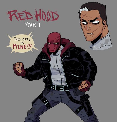 Gabriel Larragán Villalobos | Red Hood, toying with some design ideas #redhook #jasontodd #fanart #dc #dccomics #dcfanart #batfam #batfamily | Instagram Jason Todd Concept Art, Red Hood Suit Design, Red Hood Design, Red X Fanart, Batfamily Instagram, Red Hood Jason Todd Fanart, Red Hood Redesign, Red X Dc, Red Hood Art