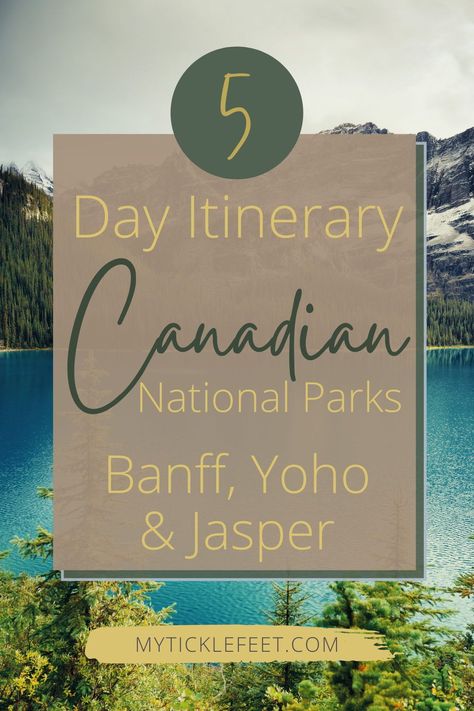 Banff Road Trip, Banff And Glacier Itinerary, Banff National Park Itinerary, 5 Days In Banff, Banff Itinerary Summer, Banff Jasper Yoho, Canada Rockies, Banff And Jasper Itinerary, Banff Jasper Itinerary