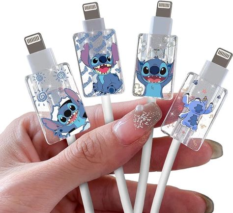 Stitch Back To School Stuff, Stitch Object, Cute Stitch Stuff, Lilo And Stitch Toys, Anime Stitch, Lilo And Stitch Characters, Lilo And Stitch Merchandise, Cord Protector, Lilo And Stitch Quotes