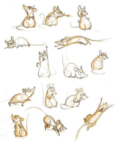 ratón Maus Illustration, Drawings Of Animals, Cartoon Rat, Mouse Illustration, Bd Art, Mouse Drawing, Animal Study, Character Sketches, Animal Sketches