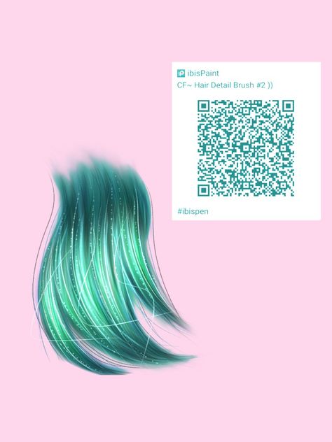 CF ~ Hair Detail Brush #2 )) Hair Highlight Brush Ibis Paint, Ibis Paint Brush Code Highlight, Highlight Brush Ibis Paint, Code Ibispaint, Highlight Brush, How To Draw People, Hair Base, Brush Codes, Hair Highlight