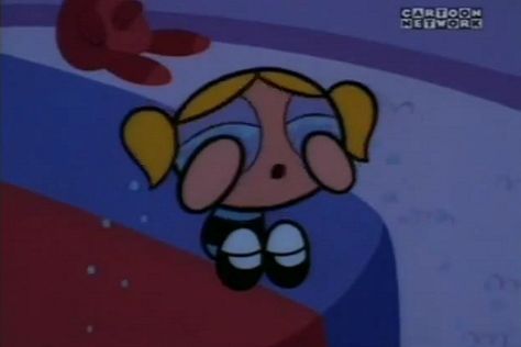 CRYING!! Blossom And Brick, Contact Pics, Powerpuff Bubbles, Funny Stick Figures, Powerpuff Girls Fanart, Childhood Characters, Ugly Cat, Abstract Wallpaper Backgrounds, Powerpuff Girl