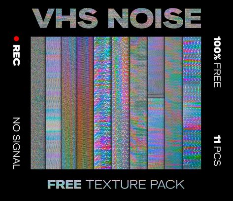 VHS noise free textures :: Behance Brush Effect, Decorative Fonts, Gfx Design, Texture Graphic Design, Graphic Design Photoshop, Graphic Poster Art, Free Textures, Glitch Art, Free Photoshop