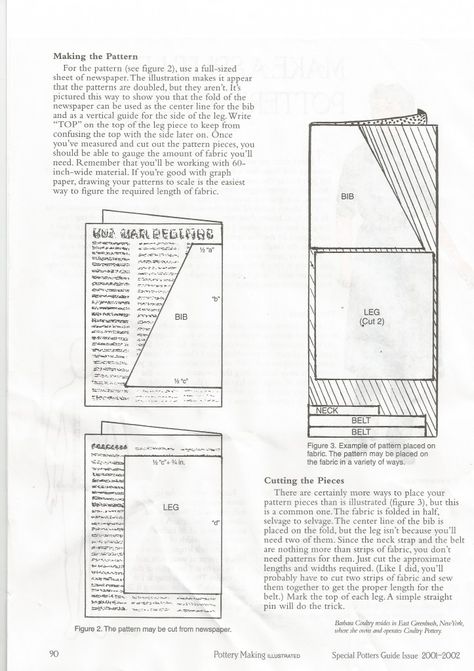 Aprons Diy Patterns, Potters Apron, Sewing Presents, Pottery Creative, Pottery Apron, Clay At Home, Split Leg Apron, Pottery Making Illustrated, Triangle Template