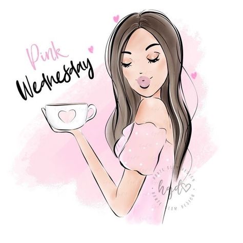 Mary Kay App, Wednesday Illustration, Boss Lady Planner, Pink Wednesday, Heather Stillufsen, Mary Kay Cosmetics, Free Printable Stickers, Planner Printables Free, Free Planner