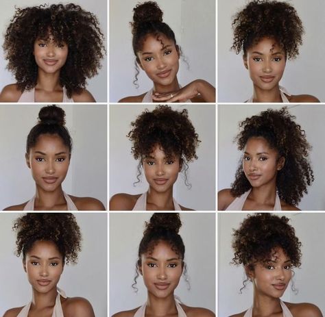 Cook Hairstyles, Curly Hairstyles 3c, Simple Curly Hairstyles, Locs Aesthetic, Quick Natural Hair Styles, Hairstyle Inspo, Afro Hair, Prom Hairstyles, Natural Hairstyles