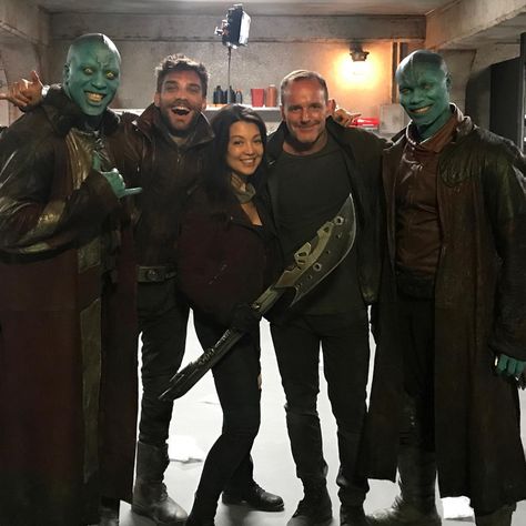 Marvel Bts, Shield Cast, Instagram Props, We Have A Hulk, Melinda May, Clark Gregg, Agents Of S.h.i.e.l.d., Family Shield, Marvel News