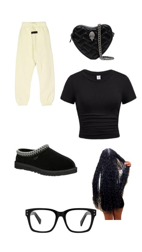 Outfit Ideas With Black Uggs, Outfits With Black Uggs Tasman, Testing Outfits School, Black Tasman Ugg Outfit Ideas, Black Tasman Outfit, Black Ugg Tasman Outfit, Tasman Uggs Outfits Black, Black Tasman Ugg Outfit, Outfits With Black Uggs