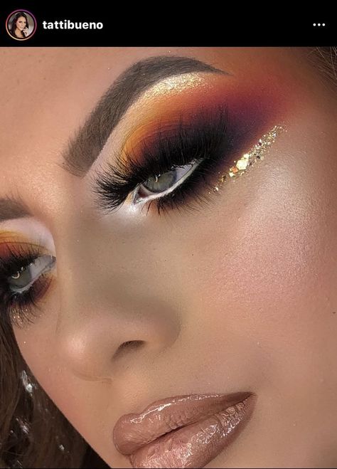 Fan Nails, Make Up Inspiration, Eye Makeup Steps, Beautiful Eye Makeup, Brown Makeup, Dope Makeup, Eye Makeup Designs, Colorful Eye Makeup, Makeup Eye Looks