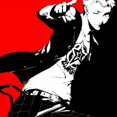 Ryuji Sakamoto, Persona 5, Persona, Deviantart, Red, Art