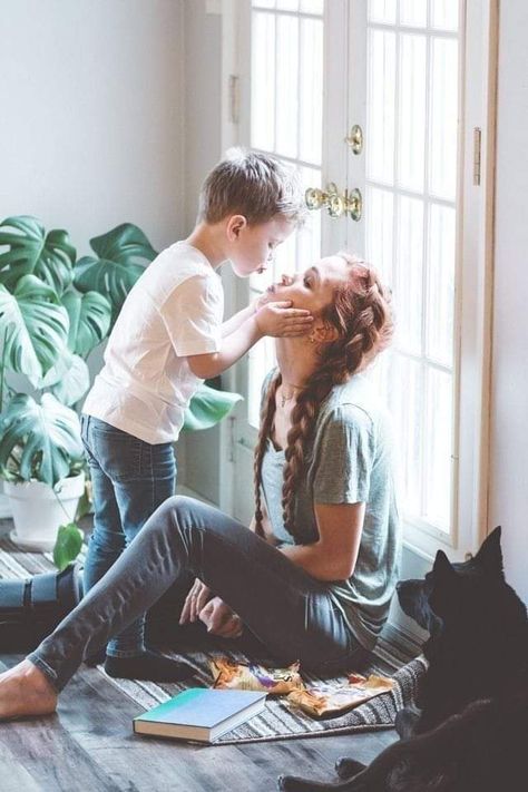 Good morning 🌞🌄 . . . You know that glorious, happy feeling… Teen Parents Aesthetic, Heartless Book, Mother Son Photos, Happy Feeling, Mommy And Me Photo Shoot, Mother Son Photography, Small Town Romance, Mommy And Son, Mom Son