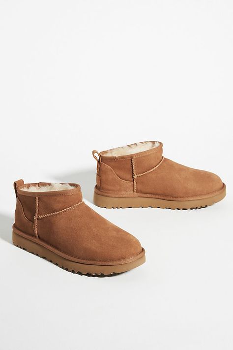 UGG Classic Ultra Mini Boots Ugh Mini, Ultra Minis, Ultra Mini Ugg, Anthropologie Gifts, Ugg Mini Boots, Ultra Mini Boots, Ugg Classic Mini Boot, Cute Uggs, Mini Boots