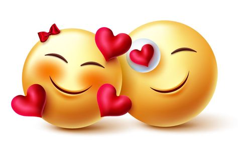 Emoji valentine couple vector concept design. Emojis 3d inlove emojis lover in romantic feelings and expression with hearts elements for valentines love characters emoticon. Vector illustration. Couple Emoji, Valentine Emoji, Couples Emoji, Code Language, Emoji Codes, 3d Emoji, Couple Vector, Emoji Valentines, Images Emoji