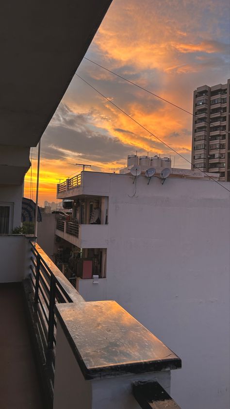 #sunset #gurgaon #delhi Gurgaon Snapchat, Gurgaon Aesthetic, Gurgaon Snap, Delhi Snaps, Delhi Wallpaper, Sky Snaps, Aesthetic Delhi, View Snap, Delhi Aesthetic