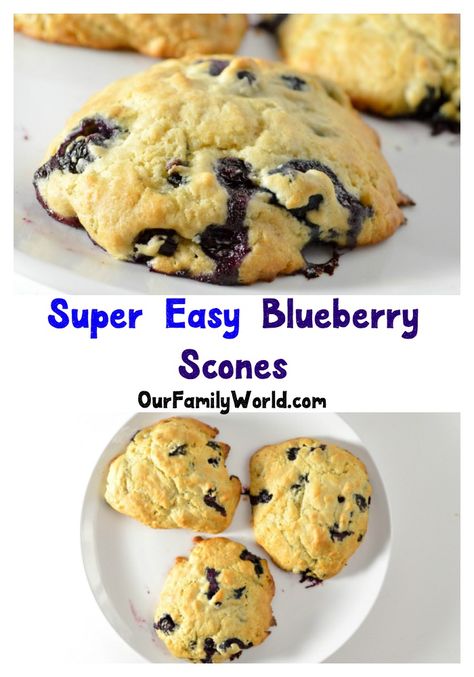 Blueberry Scone, Best Scone Recipe, Blueberry Scones Recipe, Dessert Oreo, Scones Recipe Easy, Scones Easy, Desserts Keto, Food Bakery, Low Calorie Dessert