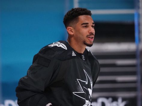 For his entire NHL career, trouble has followed Evander Kane around. Talent made Kane the 4th overall pick in the Evander Kane, Nhl Teams, Hot Hockey Players, San Jose Sharks, Edmonton Oilers, Florida Panthers, Hockey Players, Book Aesthetic, Tampa Bay