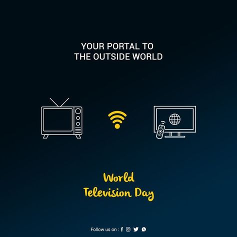 Taking digital to masses through television has been a journey that has further uplifted the digital media. Celebrating today World Television Day! #VibesCommunications #DigitalMarketing #DigitalMarketingIndia #DigitalMarketingAgency #WorldTelevisonDay #Television #Innovation #World #Portal #DigitalMedia #Journey #Transformation #TelevisonDay #Digital Television Day Creative Ads, World Television Day Creative Ads, World Television Day, Ads Creative Advertising Ideas, Gandhi Jayanti, Advertising Ideas, Kids Vector, Outside World, Creative Ads