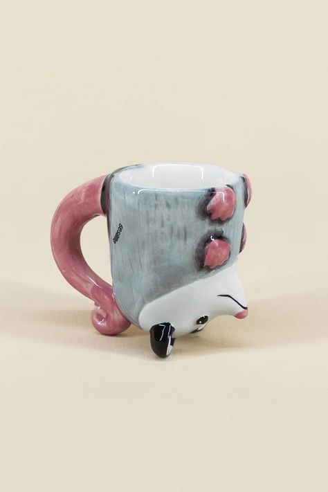 possum mug - Kin Ship Goods Cup Gifts Ideas Filled, Small Mugs, Fun Mugs, Small Mug, Clay Mug, Double Espresso, Cuppa Tea, Large Mug, Animal Mugs