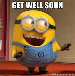 Get Well Soon... Missing You Memes, It Works Greens, Minion Humour, 3 Minions, Despicable Minions, Minion Pictures, Minion Jokes, Minions Love, Cute Minions