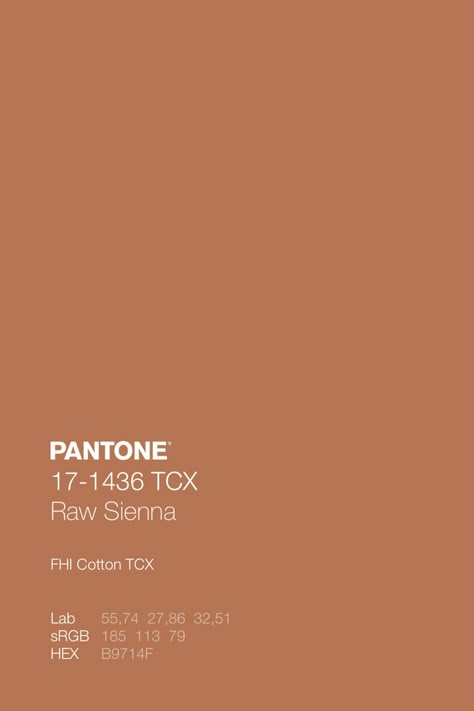 Unearth the rich history and timeless elegance of Burnt Sienna, the iconic earth-born pigment that transforms art and design. · PANTONE 17-1436 TCX Raw Sienna Color Code Lab sRGB HEX ·  #Art #Beauty #Brown #BurntSienna #Chocolate #Clay #Color #ColorStory #Design #Earth #History #Orange #Pantone #Red #Rust #Sienna #Terracotta #Timeless #Warm #Warmth #White Pantone Burnt Orange, Terracotta Color Aesthetic, Sienna Paint Color, Burnt Sienna Color Palette, Rust Orange Color Palette, Sienna Color Palette, Terracotta Pantone, Rust Colour Palette, Rust Color Palette