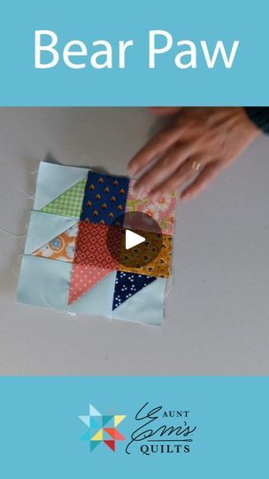 Facebook Scraps Quilt, Bear Paw Quilt, Quilt Tutorial, Bear Paw, Quilt Block Tutorial, Bear Paws, A Picnic, Easy Quilts, Quilting Ideas