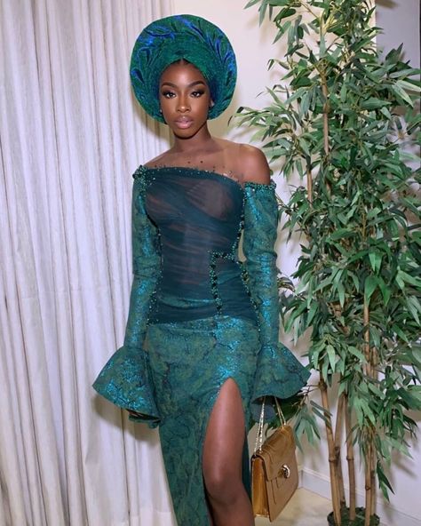 Teal Asoebi, Aseobi Nigeria Lace Styles 2024, Brocade Dress Styles Nigeria, Trendy Lace Asoebi Styles, Nigerian Party Dresses, Help Me Lord, Asoebi Styles Lace, Gown Dress For Women, Lace Gown Dress