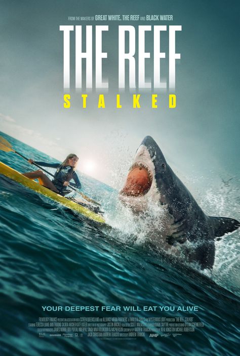 Shark Film, Attack Movie, Kayak Adventures, Kayak Trip, Friends Travel, The Reef, New Trailers, New Poster, Horror Films